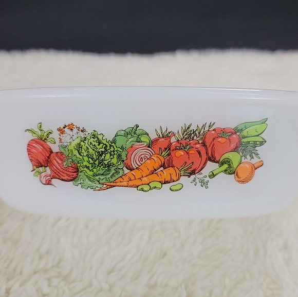 Vtg Glasbake J235 Vegetable Casserole Baking Dish - Picture 3 of 14